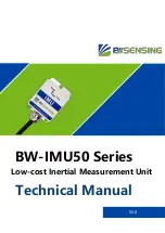 Предварительный просмотр 1 страницы BW SENSING BW-IMU50 Series Technical Manual