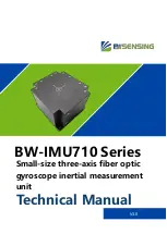 Preview for 1 page of BW SENSING BW-IMU710 Series Technical Manual