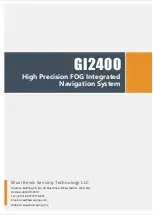 Предварительный просмотр 9 страницы BW SENSING GI2400 Series Technical Manual