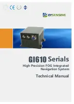 BW SENSING GI610 Series Technical Manual preview