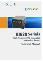 BW SENSING GI620 Series Technical Manual preview