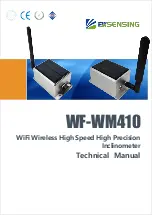 Предварительный просмотр 1 страницы BW SENSING WF-WM410 Technical Manual