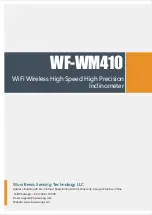 Предварительный просмотр 24 страницы BW SENSING WF-WM410 Technical Manual