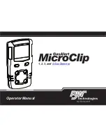 BW Technologies Micro Clip XL Operator'S Manual предпросмотр