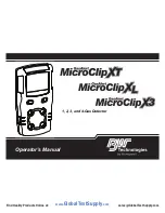 Предварительный просмотр 1 страницы BW Technologies microclip x3 Operator'S Manual