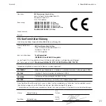 Предварительный просмотр 15 страницы BW INSPIRATION BW-122-3030 Operating Instructions Manual