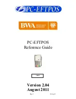 Предварительный просмотр 1 страницы BWA Merchant Services PC-EFTPOS Reference Manual