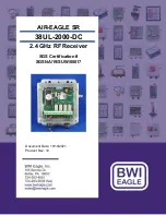 Preview for 1 page of BWI Eagle 38UL-2000-DC Manual