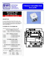 BWI Eagle AIR-EAGLE FM2 43-1000-120VAC Product Information Bulletin preview