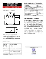 Preview for 2 page of BWI Eagle AIR-EAGLE FM2 43-1000-120VAC Product Information Bulletin