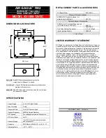 Preview for 2 page of BWI Eagle AIR-EAGLE FM2 43-1000-DC Product Information Bulletin