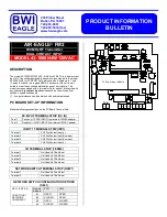 Предварительный просмотр 1 страницы BWI Eagle AIR-EAGLE FM2 43-1000N4W-120VAC Product Information Bulletin