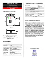 Preview for 2 page of BWI Eagle AIR-EAGLE FM2 43-1100 Product Information Bulletin