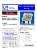 BWI Eagle AIR-EAGLE SR 38-1400-BAT Product Information Bulletin предпросмотр