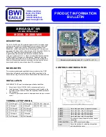 Предварительный просмотр 1 страницы BWI Eagle AIR-EAGLE SR 38-2000-VBR Product Information Bulletin