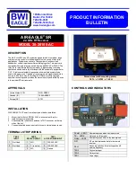 Предварительный просмотр 1 страницы BWI Eagle AIR-EAGLE SR 38-20100-AC Product Information Bulletin