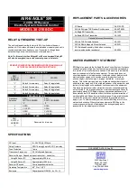 Preview for 2 page of BWI Eagle AIR-EAGLE SR 38-2100-DC Product Information Bulletin