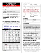 Предварительный просмотр 2 страницы BWI Eagle AIR-EAGLE SR 38-5000-AC Product Information Bulletin