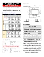 Предварительный просмотр 2 страницы BWI Eagle AIR-EAGLE SR PLUS 36-10100-120I-AC Product Information Bulletin