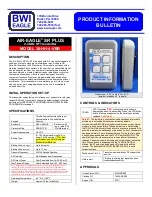 Preview for 1 page of BWI Eagle AIR-EAGLE SR PLUS 36-HH-4-VBR Product Information Bulletin