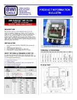 BWI Eagle AIR-EAGLE SR PLUS 36AN-1000-120VAC Product Information Bulletin предпросмотр