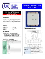 BWI Eagle AIR-EAGLE SR PLUS Product Information Bulletin предпросмотр