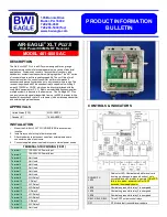 BWI Eagle AIR-EAGLE XLT PLUS 461-5000-AC Product Information Bulletin preview