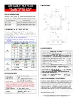 Preview for 2 page of BWI Eagle AIR-EAGLE XLT PLUS 461-5000-AC Product Information Bulletin