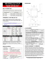 Preview for 2 page of BWI Eagle AIR-EAGLE XLT PLUS 461-5000-DC Product Information Bulletin