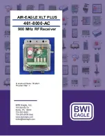 BWI Eagle Air-Eagle XLT PLUS 461-8000-AC Manual предпросмотр