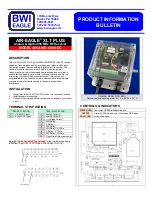 BWI Eagle AIR-EAGLE XLT PLUS 465AN/D-5000-DC Product Information Bulletin предпросмотр