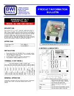 Preview for 1 page of BWI Eagle AIR-EAGLE XLT Product Information Bulletin