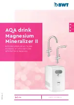 Предварительный просмотр 1 страницы BWT AQA drink Magnesium Mineralizer II Operating Manual