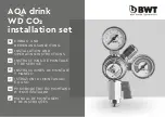 BWT AQA drink WD CO2 Installation And Operating Instructions Manual preview