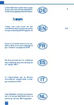 Preview for 2 page of BWT AQA smart Installation And Operating Manual