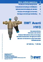 Предварительный просмотр 1 страницы BWT AVANTI HWS Installation And Operating Manual