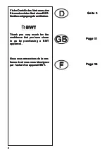 Предварительный просмотр 2 страницы BWT Multipur 65 A Installation And Operating Manual