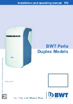 BWT Perla one Installation And Operating Manual предпросмотр