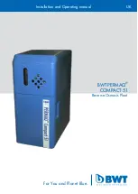 Предварительный просмотр 1 страницы BWT PERMAQ COMPACT 51 Installation And Operating Manual