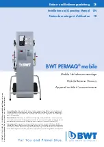 BWT PERMAQ mobile 350 Installation And Operating Manual предпросмотр