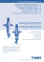 Предварительный просмотр 1 страницы BWT Protector mini HWS C/R Installation And Operating Instructions Manual