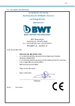 Preview for 21 page of BWT Rondomat HVD 1200 Installation And Operation Manual