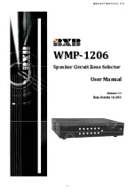 Preview for 1 page of BXB Electroics WMP-1206 User Manual