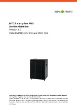 Предварительный просмотр 1 страницы BYD Battery-Box Pro 10.0 Service Manuallines