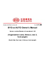 Предварительный просмотр 194 страницы BYD e6A Owner'S Manual