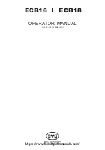 Предварительный просмотр 3 страницы BYD ECB16 Operator'S Manual