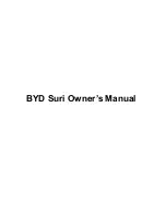 Предварительный просмотр 1 страницы BYD Suri Owner'S Manual