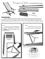 Предварительный просмотр 1 страницы Byer of Maine Pangean Glider Assembly Instructions