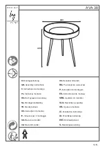 Предварительный просмотр 1 страницы byLIVING AVA 38 Assembly Instructions Manual