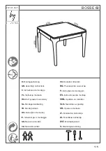 byLIVING BOSSE 60 Assembly Instruction Manual предпросмотр